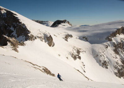 Collaradeta 2.729 m y peña Nevera 2.721 m