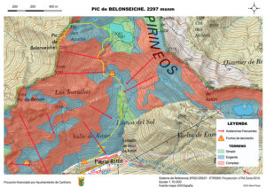 Mapa Pico Escalar 2.297 m
