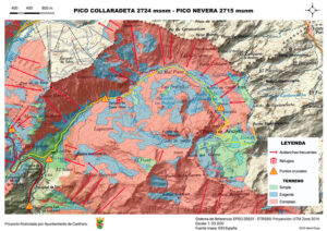 Mapa Punta Espelunciecha 2.399 m