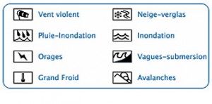 Carte de vigilance Météo-France