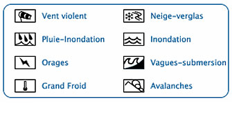 Carte de vigilance Météo-France